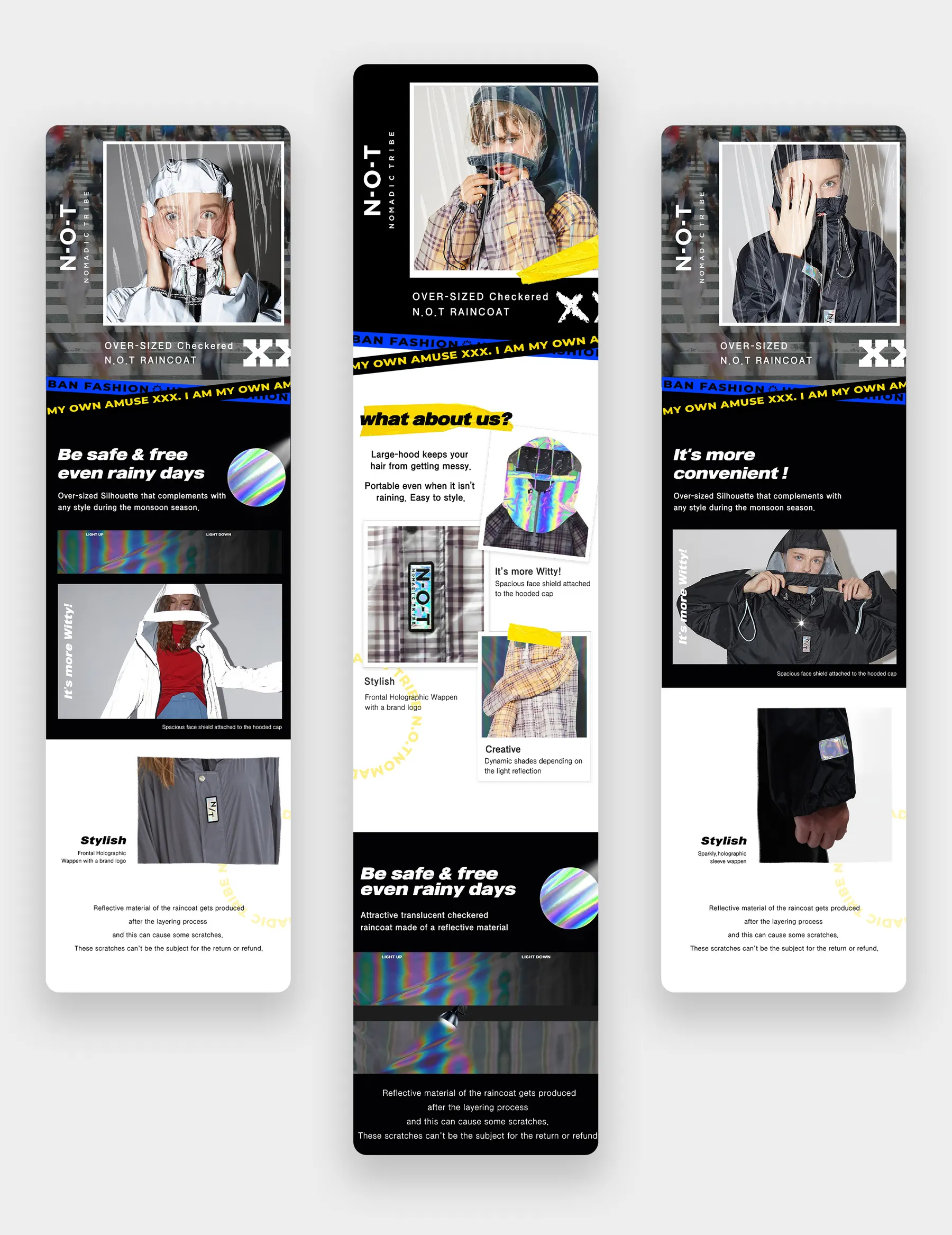 스포티 테크니컬웨어
N.O.T 레인코트 이미지 1